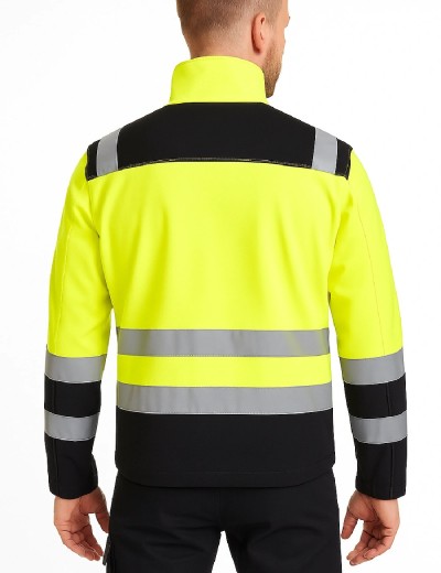 Snickers 1509 hivis softshell jacket