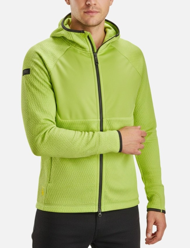 Snickers 8405 Flexi Work hoodie lime