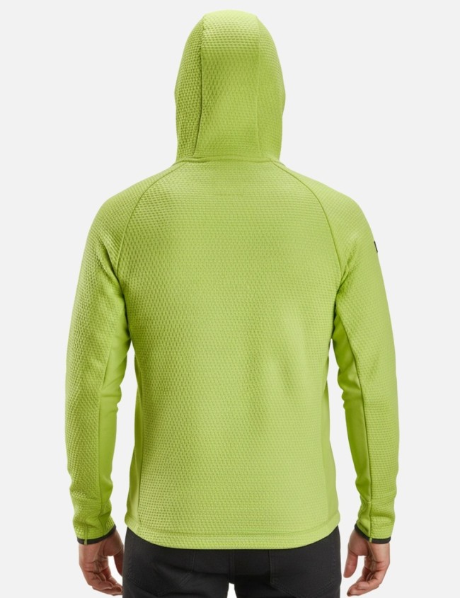Snickers 8405 Flexi Work hoodie lime