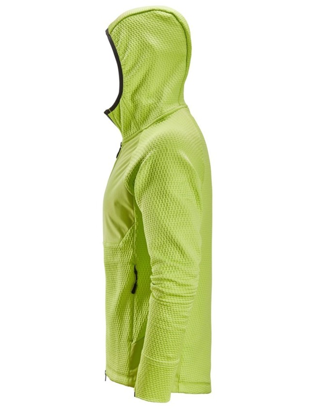 Snickers 8405 Flexi Work hoodie lime