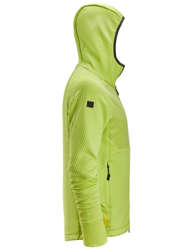 Snickers 8405 Flexi Work hoodie lime