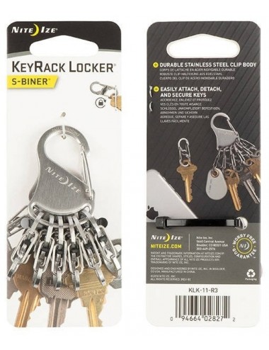 Nite Ize S-Biner Keyrack Locker