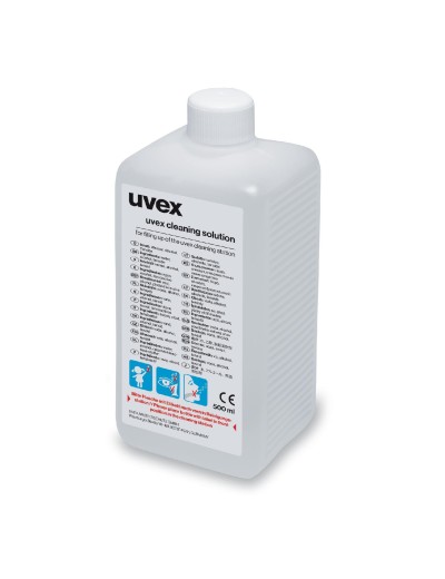 Cleaning fluid for work glasses and protective goggles UVEX 0.5L
