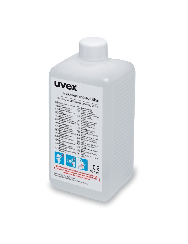 Cleaning fluid for work glasses and protective goggles UVEX 0.5L
