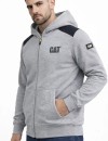 CAT Essential Banner zipped hoodie | Balticworkwear.com