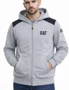 CAT Essential Banner zipped hoodie | Balticworkwear.com