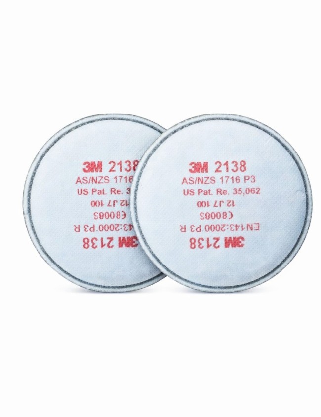 3M 2138 P3R filtr przeciwpyłowy | BalticWorkwear.com