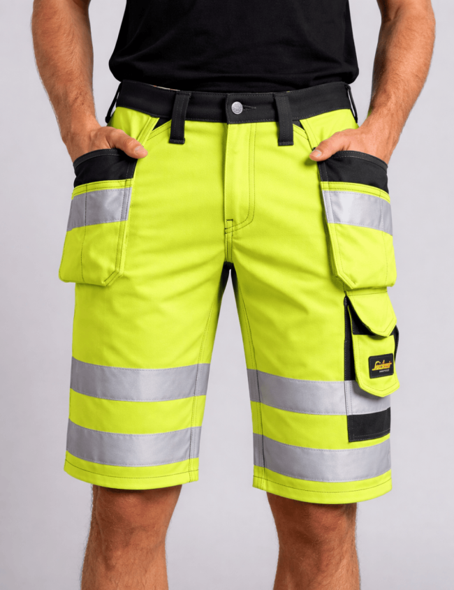 Snickers Workwear 3033 Hi-Vis Work Shorts