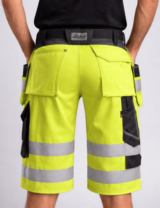 Snickers Workwear 3033 Hi-Vis Work Shorts