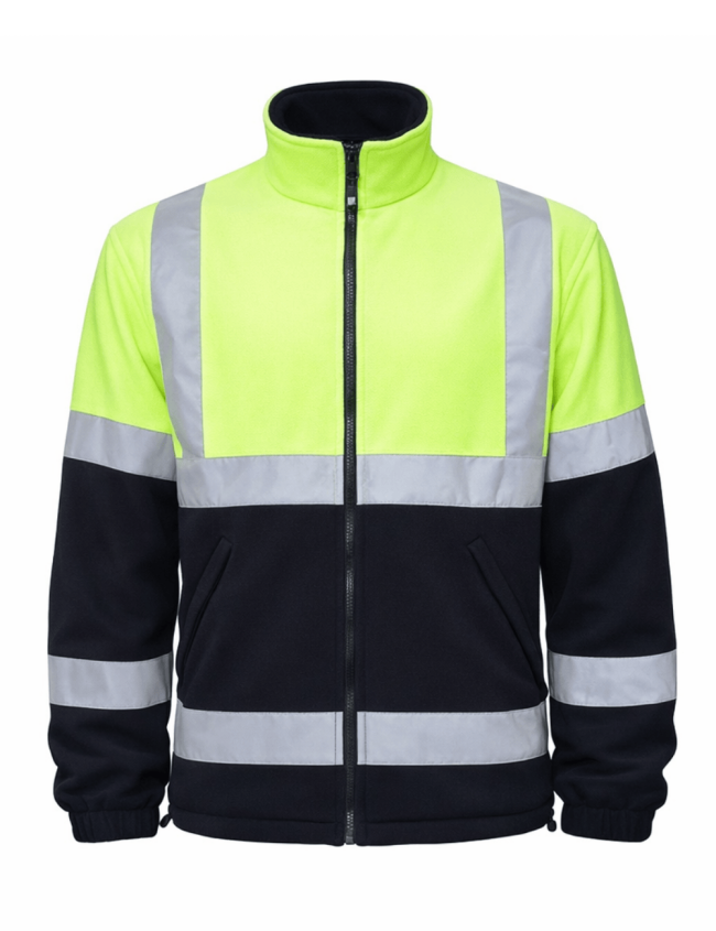 BoSafety Fleece C2 Hi-Vis fleece jacket
