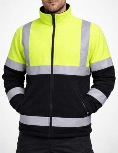 BoSafety Fleece C2 Hi-Vis fleece jacket