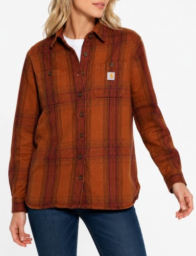 Women's Carhartt Twill Plaid Shirt