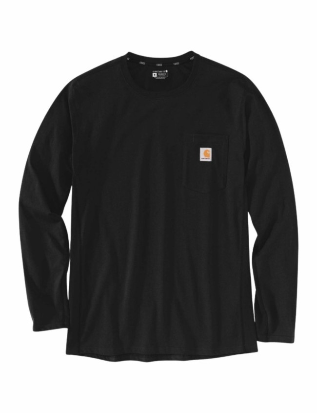 Long Sleeve Work T-Shirt Carhartt Midweight Pocket