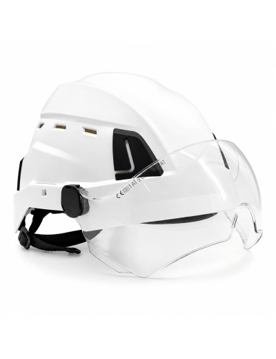 Protekt Atra V40 protective helmet with integrated glasses