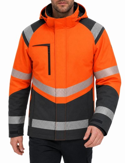 Bosafety Atlanta C2 men's reflective jacket | Balticworkwear.com