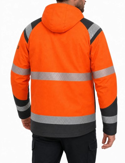 Bosafety Atlanta C2 men's reflective jacket | Balticworkwear.com