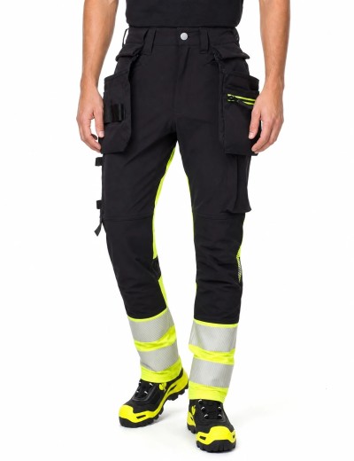 Bosafety Tension Pro hi vis stretch trousers