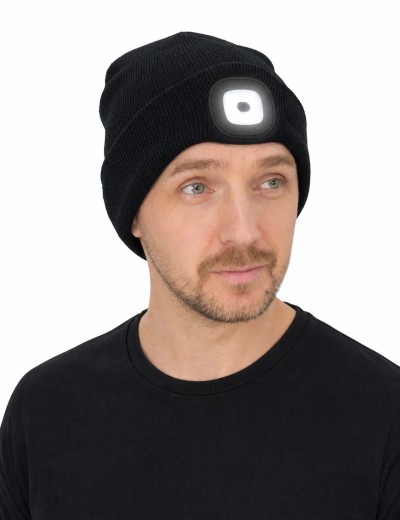 Urgent Winter Hat with Flashlight