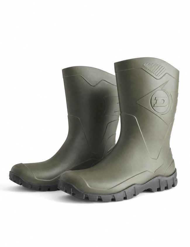 Dunlop Dee men's short wellington boots