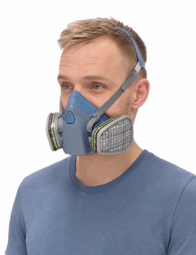3M 7500 half mask with 6059 ABEK1 filters
