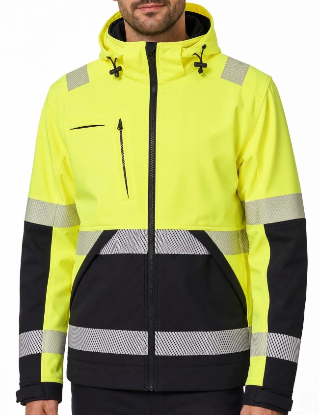 Bosafety Valencia C2 Hi vis softshell jacket