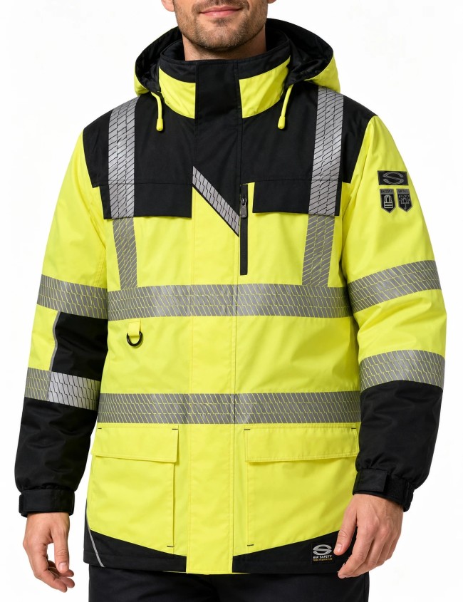 SIR Regimental 4-in-1 Hi-Vis Work Jacket
