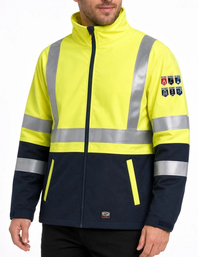 SIR Microlines Softshell Antistatic Work Jacket