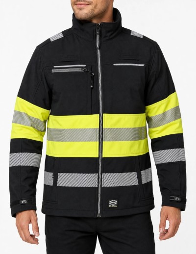 SIR Contrast Softshell Work Jacket