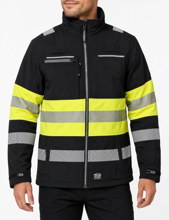 SIR Contrast Softshell Work Jacket