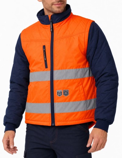 Sir Safety Driver Jacket hi-vis Work Jacket with Detachable Sleeves