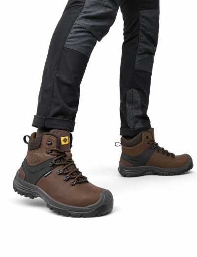 Toworkfor Hiker Brown S3 Work Shoes