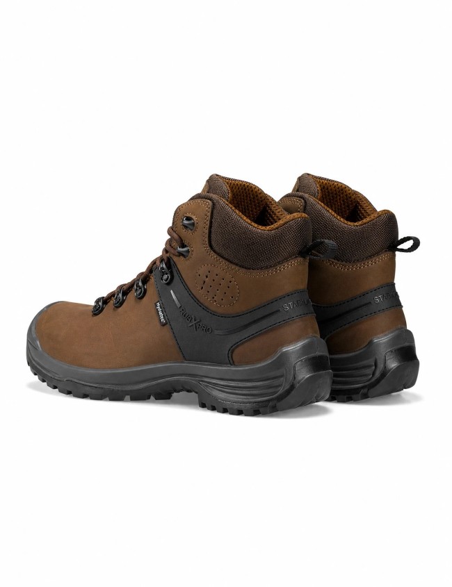 Toworkfor Hiker Brown S3 Work Shoes