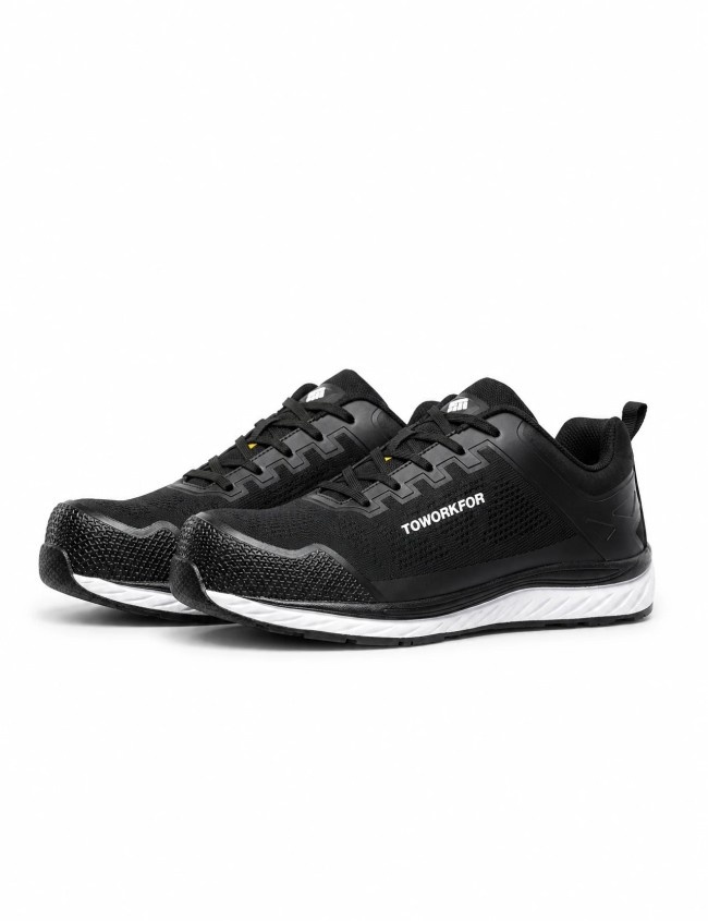 Toworkfor Super Set Black S1P Work Shoes