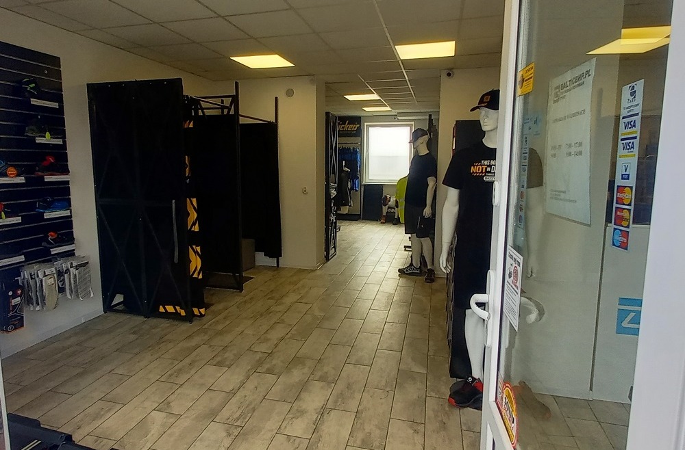 A new version of the Baltic BHP Poznań store - clothing, footwear and health and safety articles