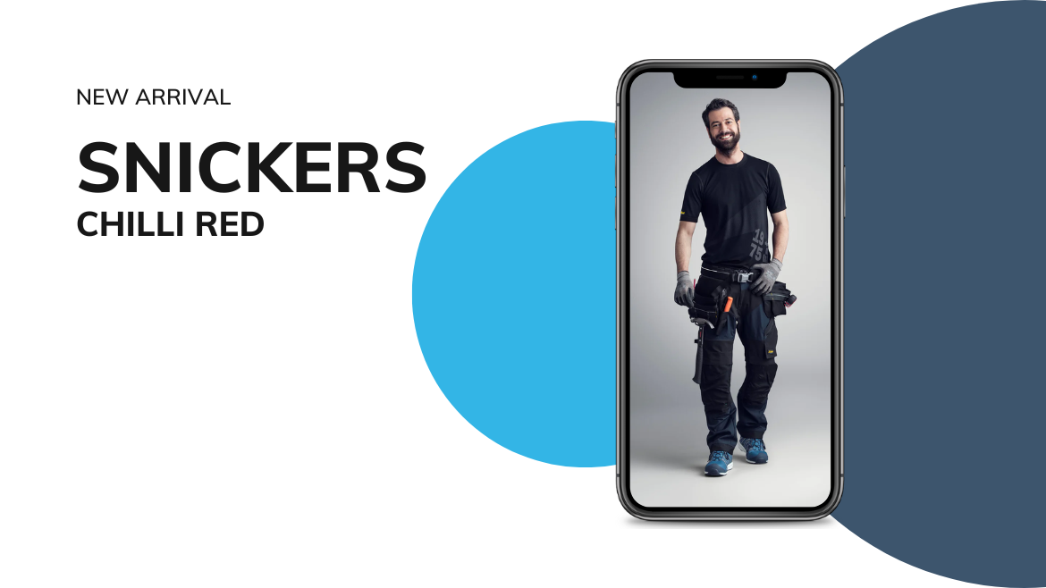 Snickers 6241 work trousers in chilli red now available!